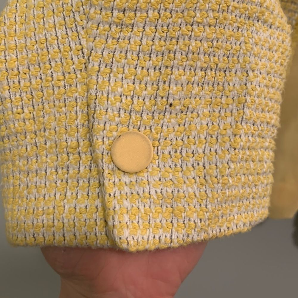 Talbots Fringe Trim Tweed Jacket - Picture 6 of 8